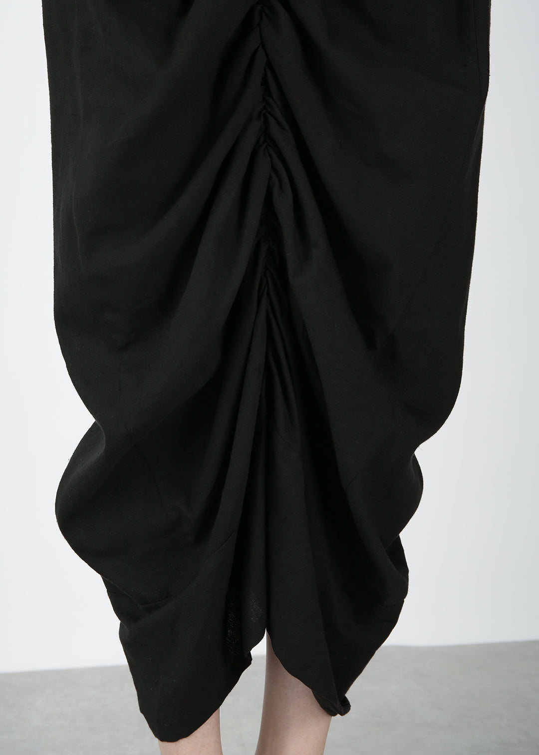 Yui Shirring Skirt Linen Khadi