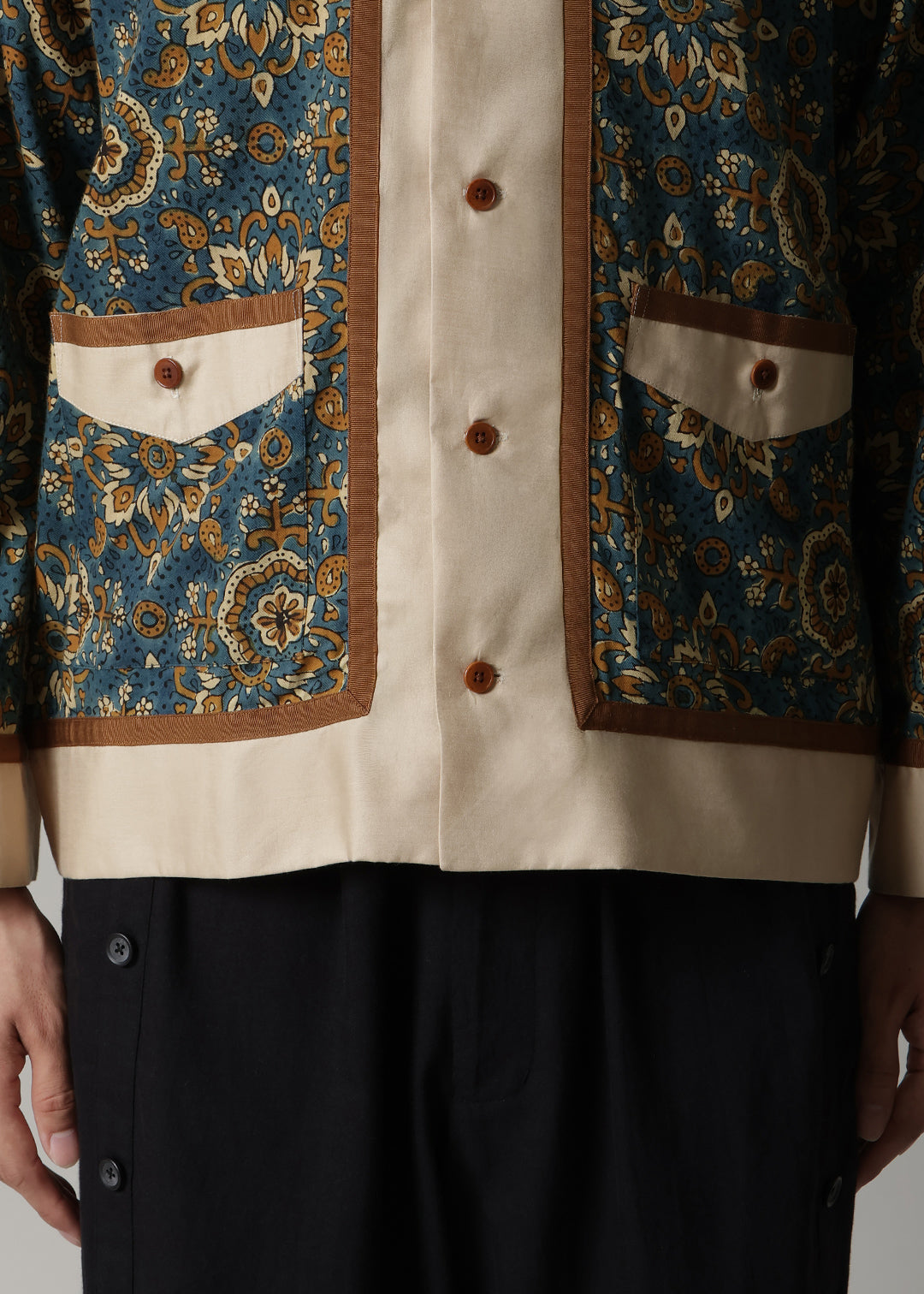 Xing Shirt Block Print (paisley)