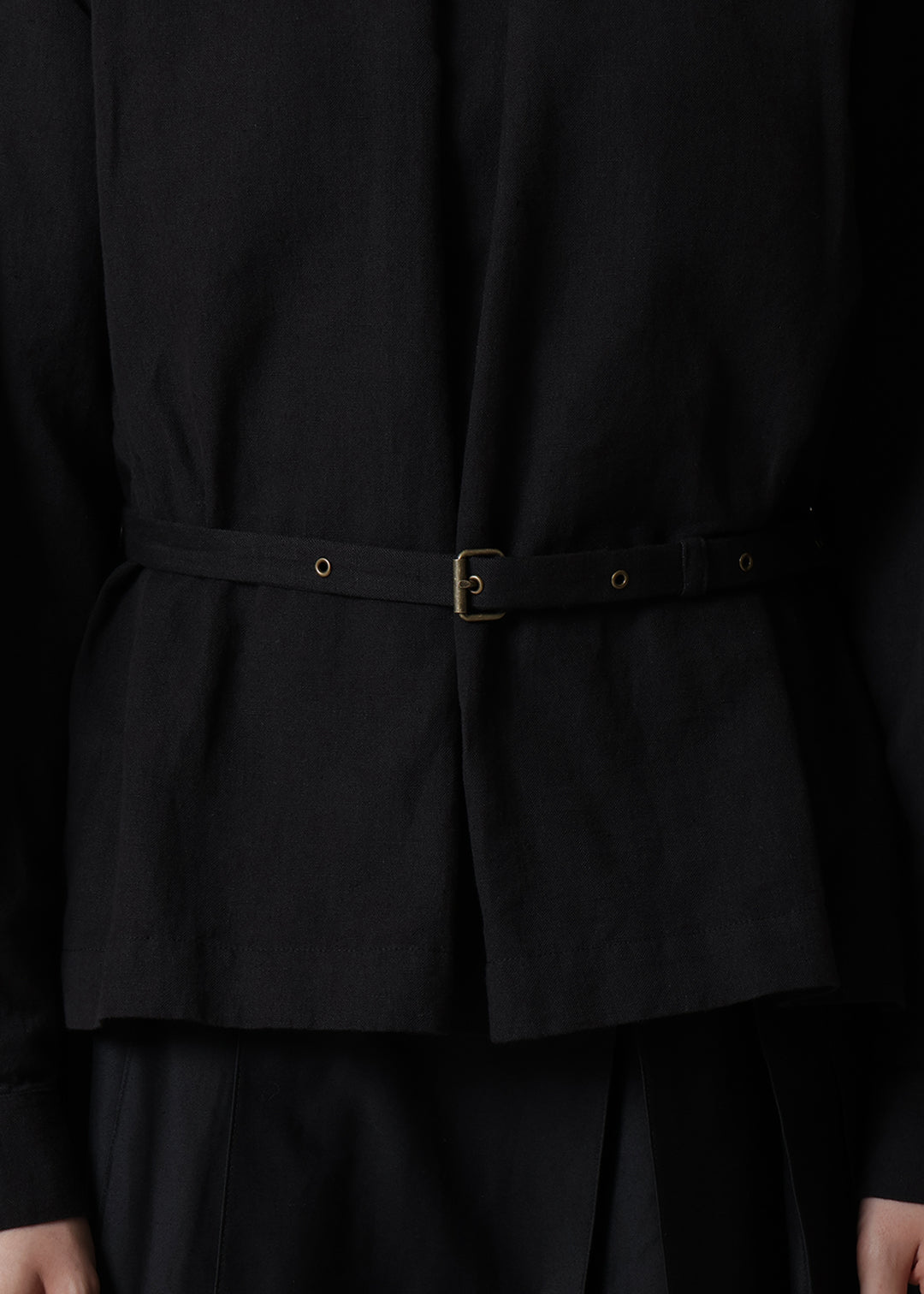 Xing Side Button Tunic Linen Khadi