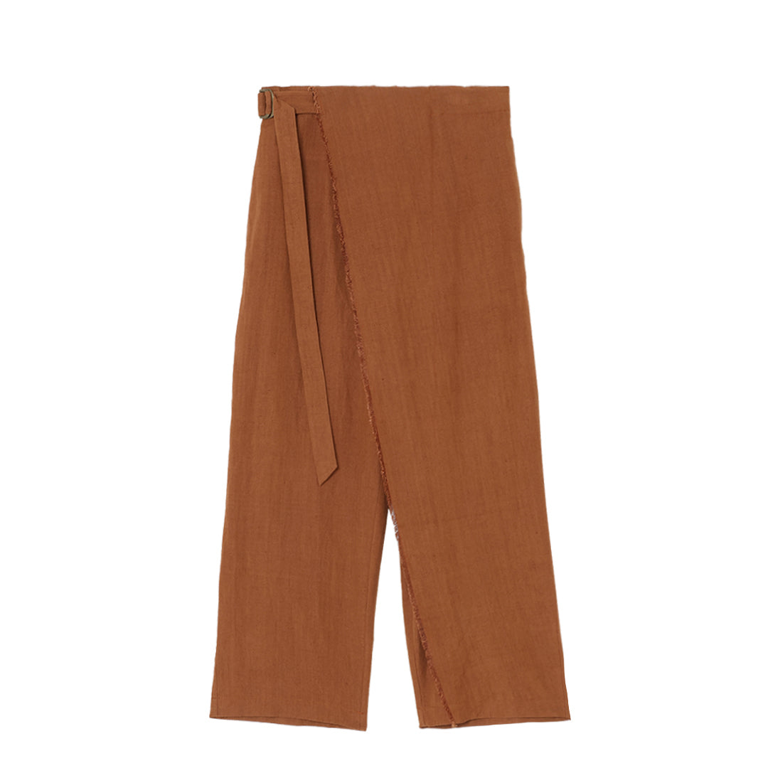 Obi Wrap Pants Linen Khadi