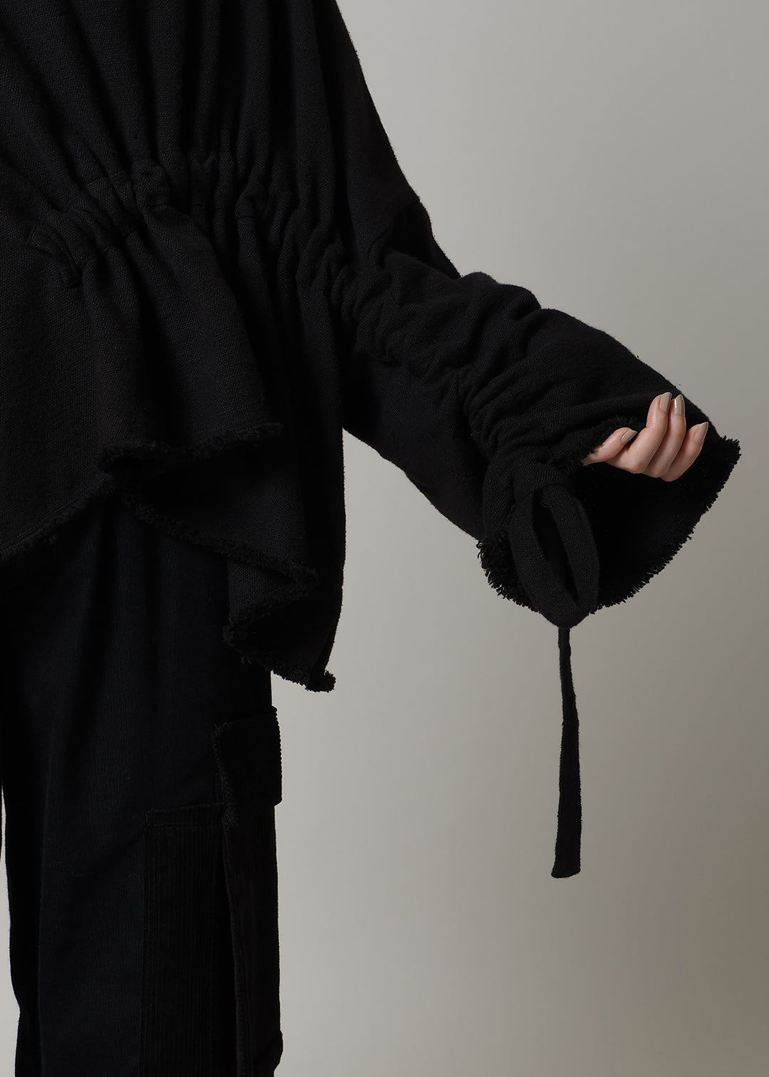 Rhythm Waist Gather Tops 20dt Khadi