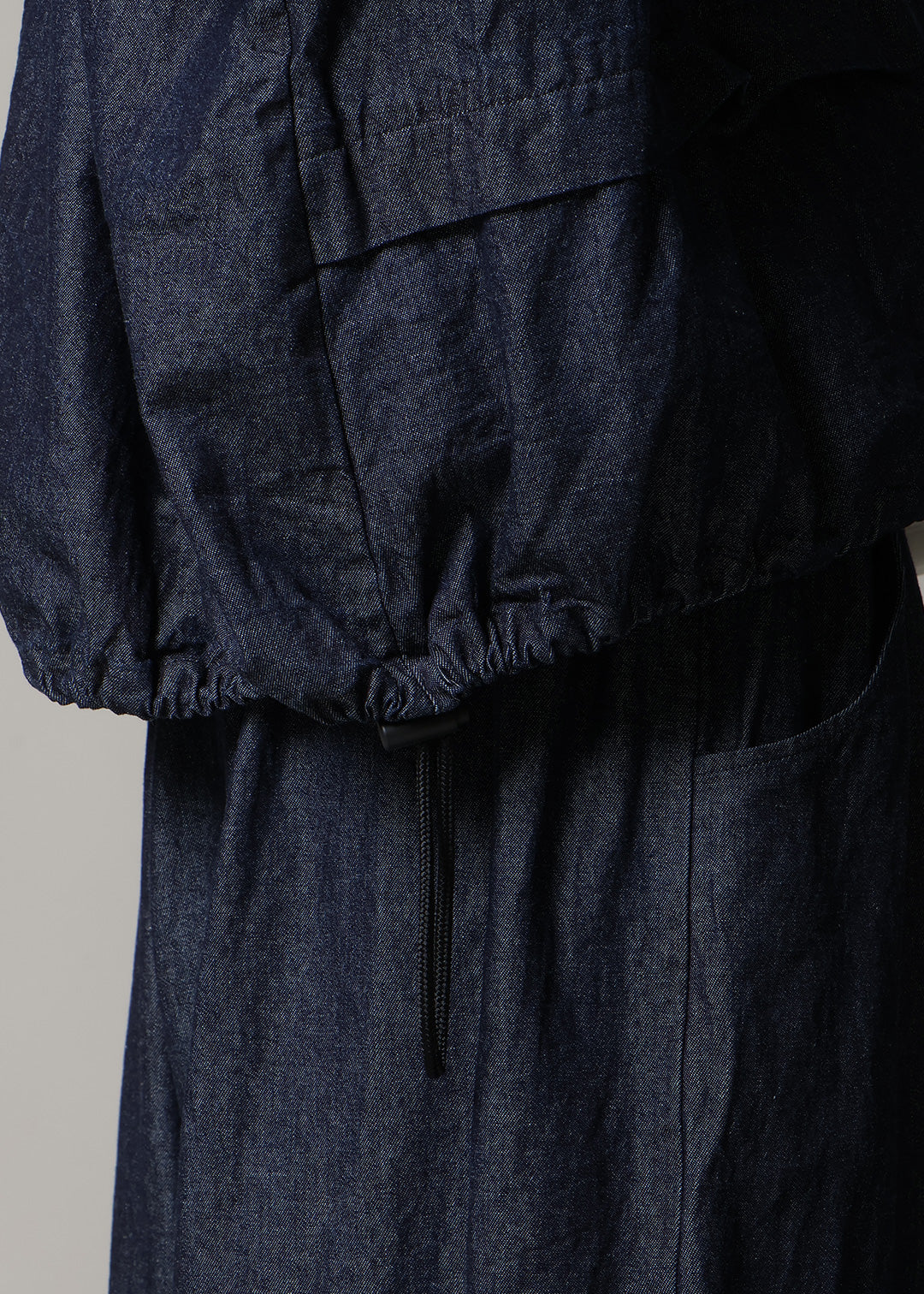 Rhythm Gathered Sleeve Jacket Denim