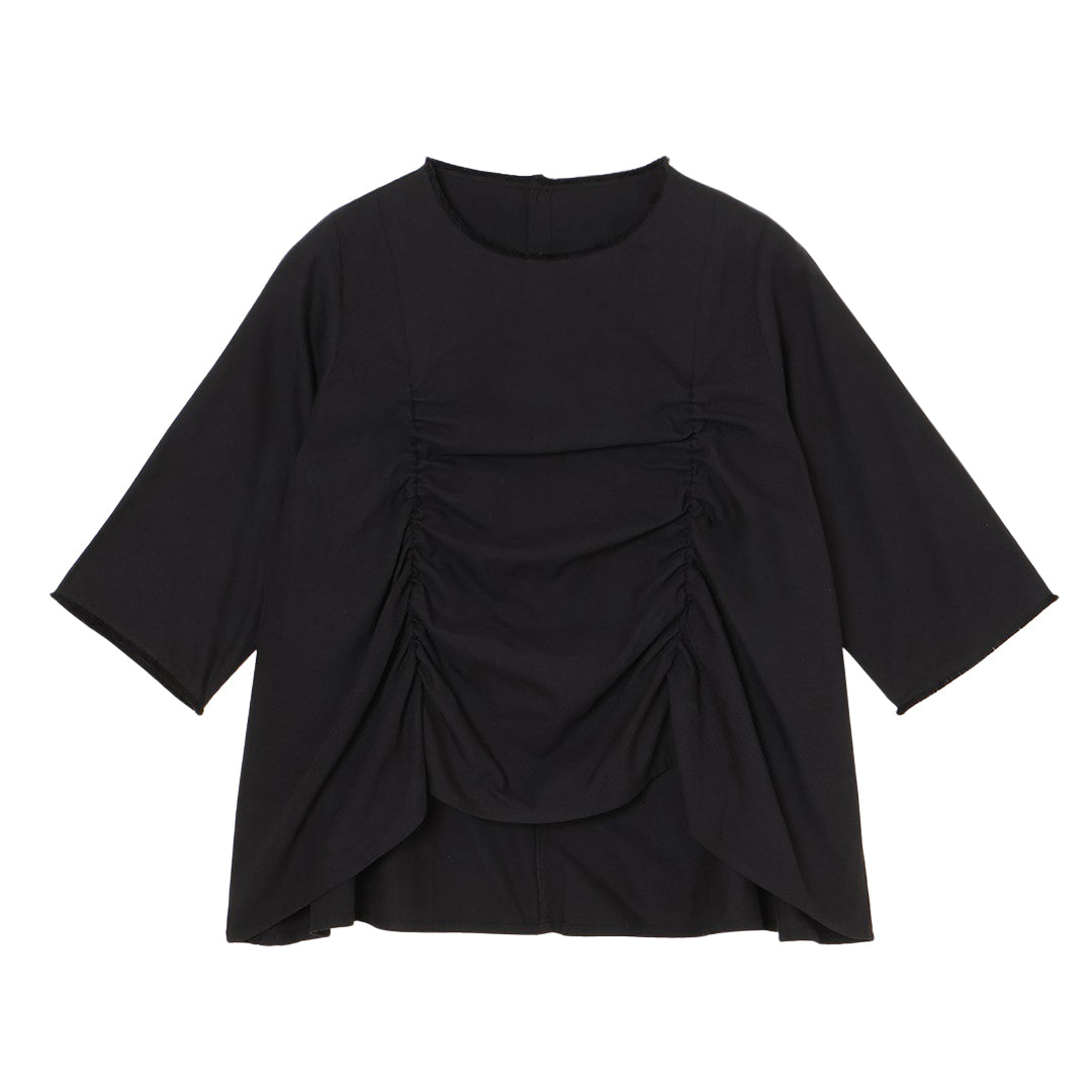 Rhythm Shirring 3Q Tops 150tw Khadi