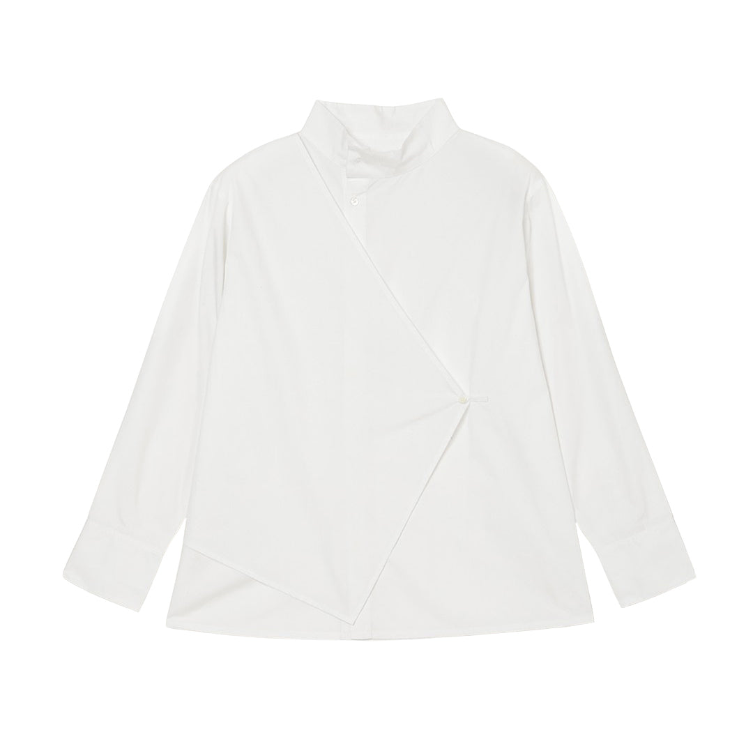 Sculpted Side Layered Shirt Poplin