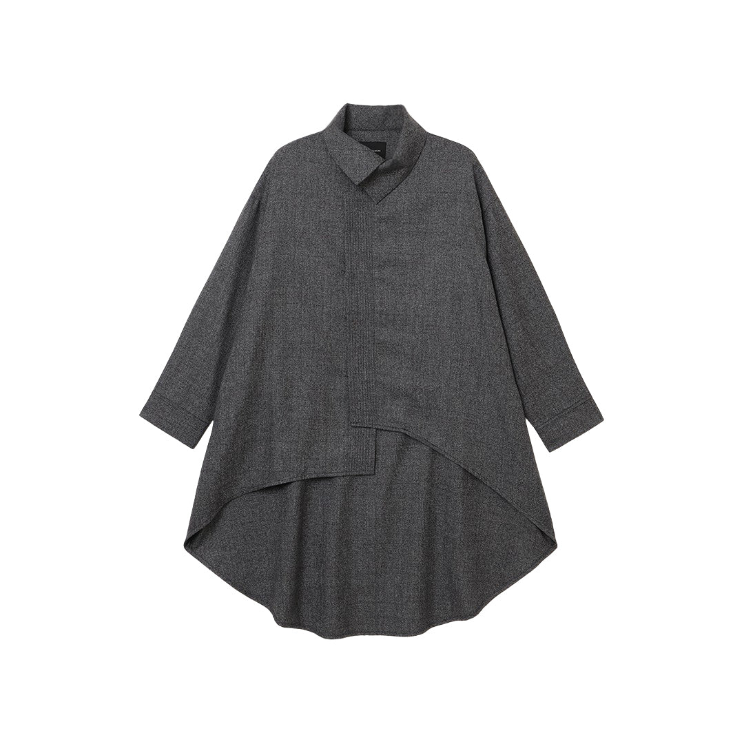 Sculpted Drape Shirt Ornello
