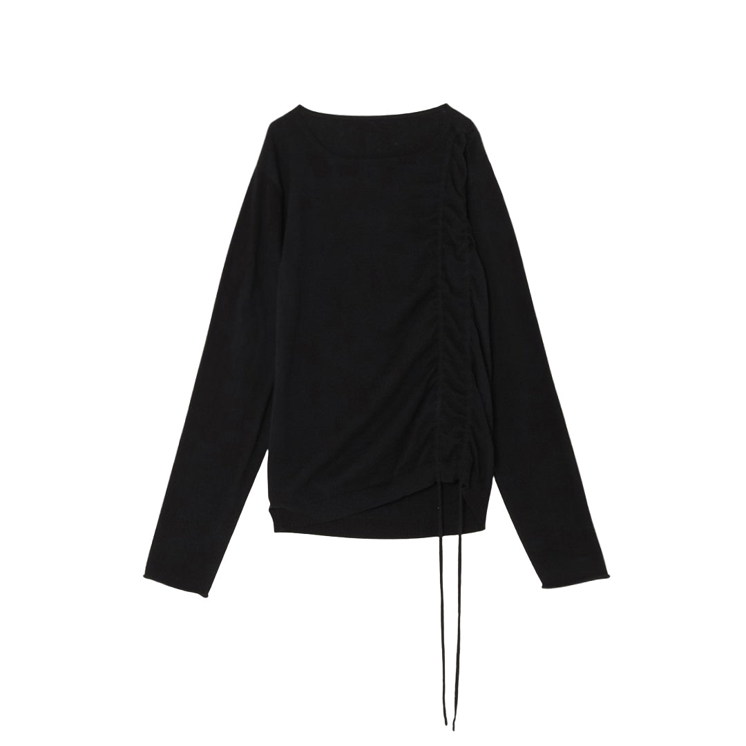 Rhythm Gathered Knit 14gg Cotton