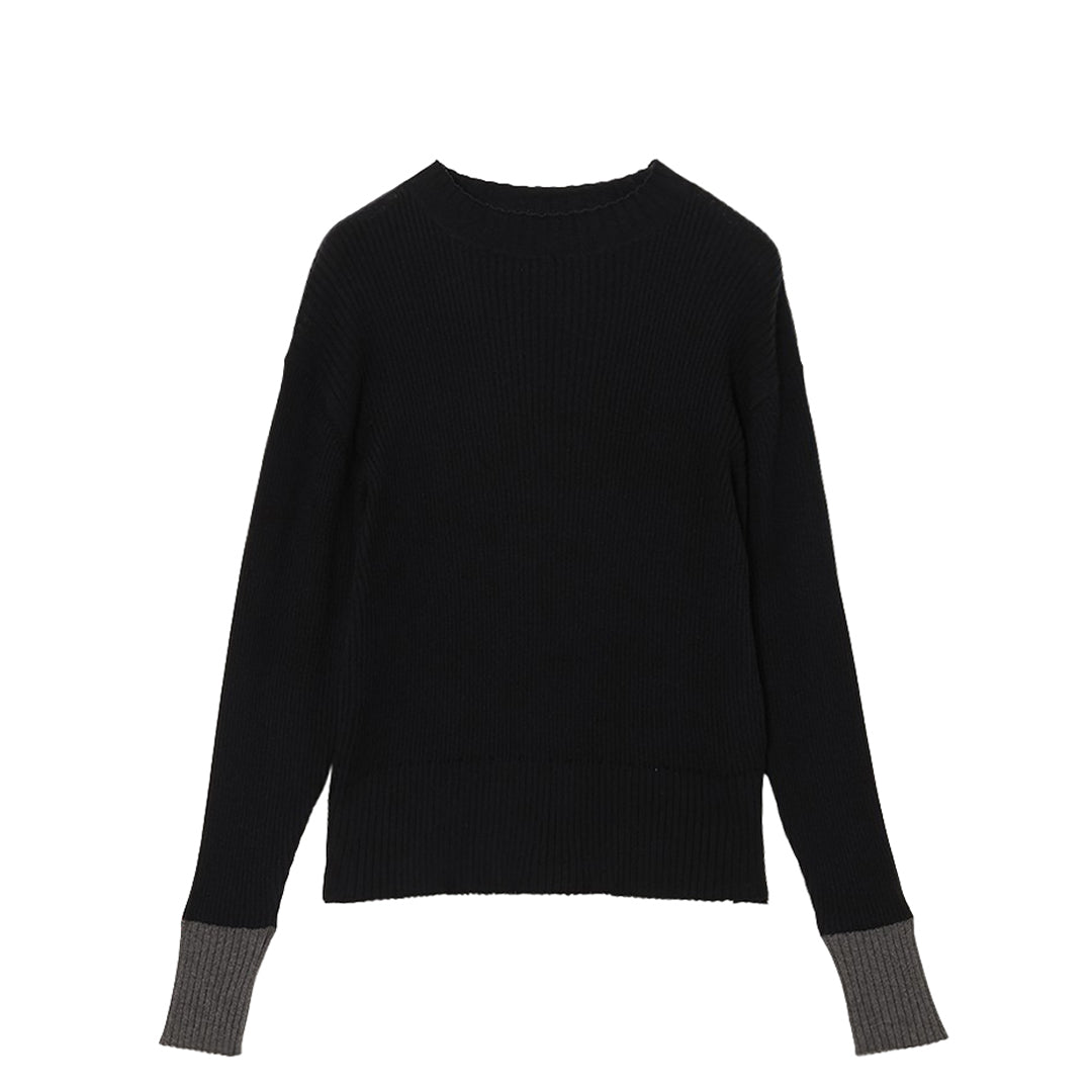 14gg Cotton High Neck Sweater