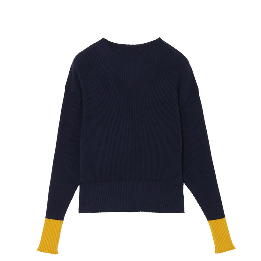 14gg Cotton High Neck Sweater
