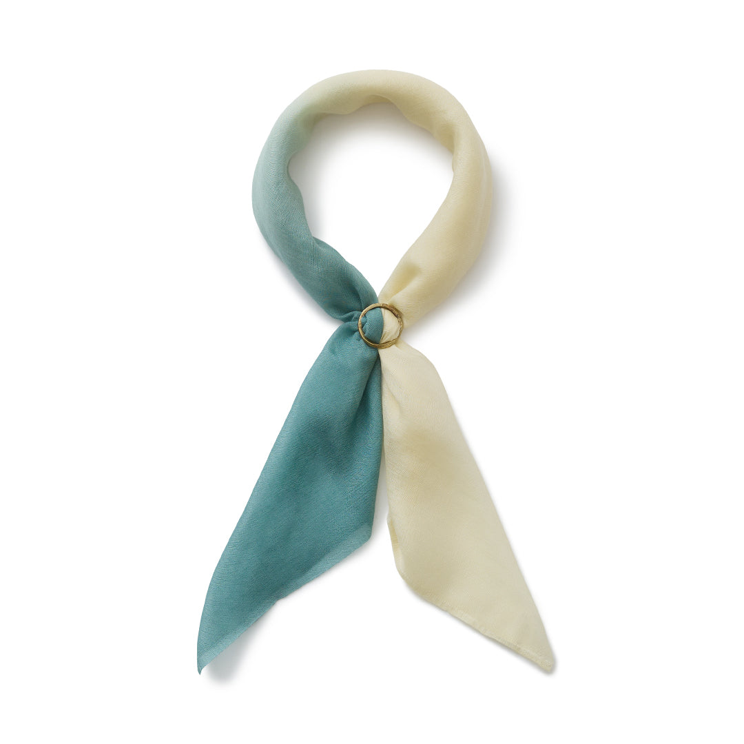 Cashmere Silk Scarf with Ring