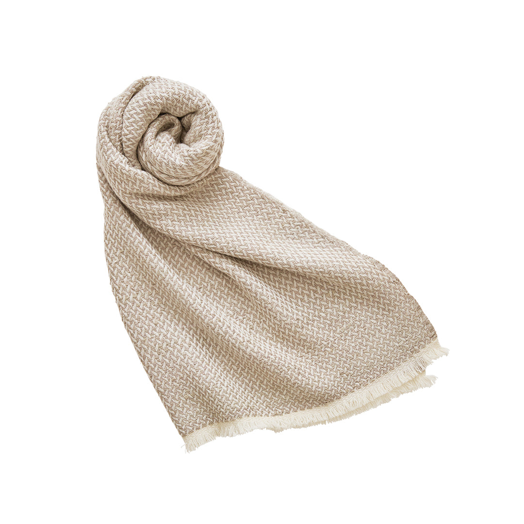 Brick Weave Silk Muffler