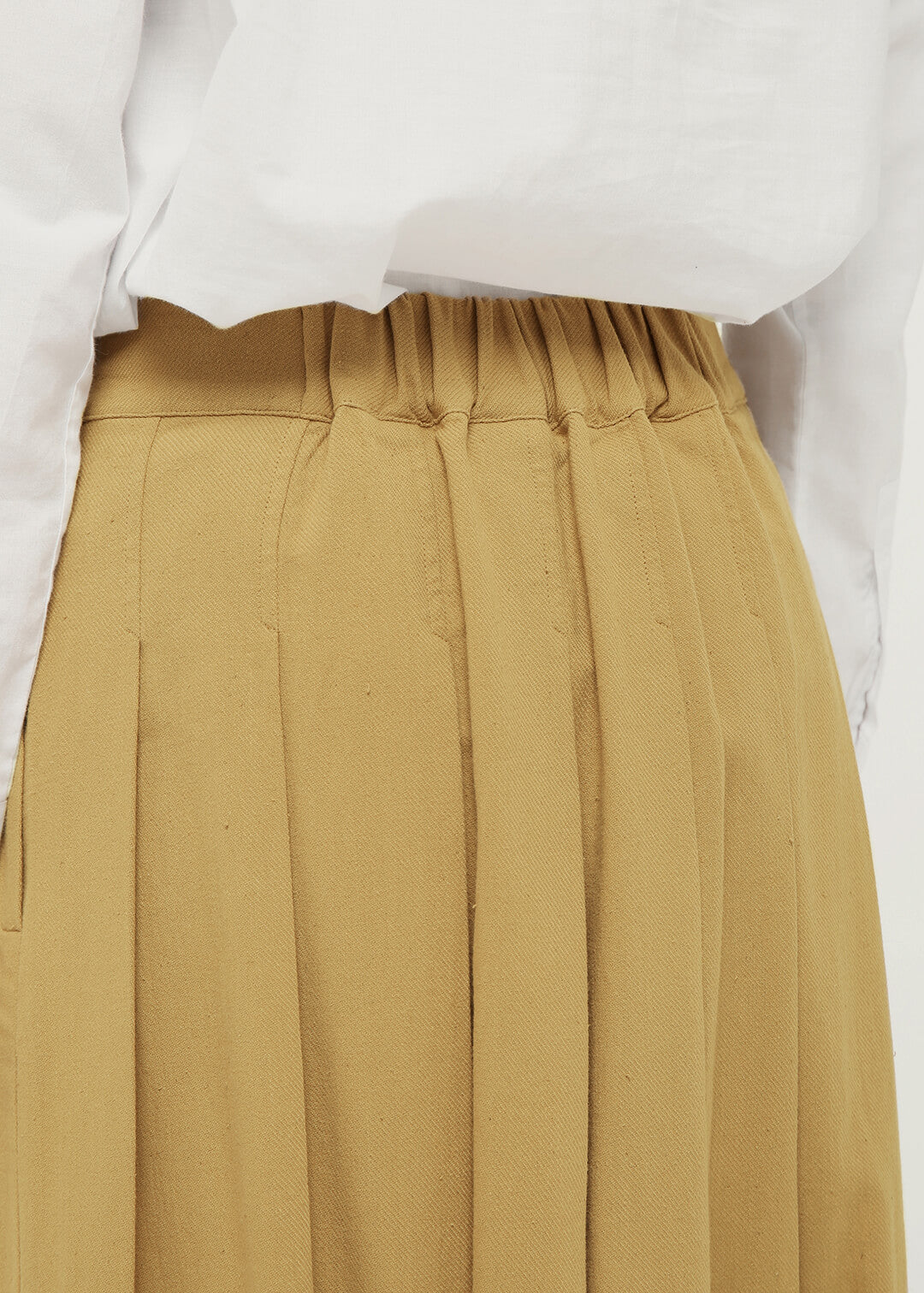 56dt twill Khadi Pleats Skirt