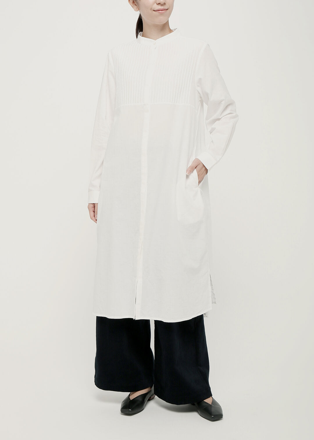 150dt Khadi Pintuck Yoke One-piece