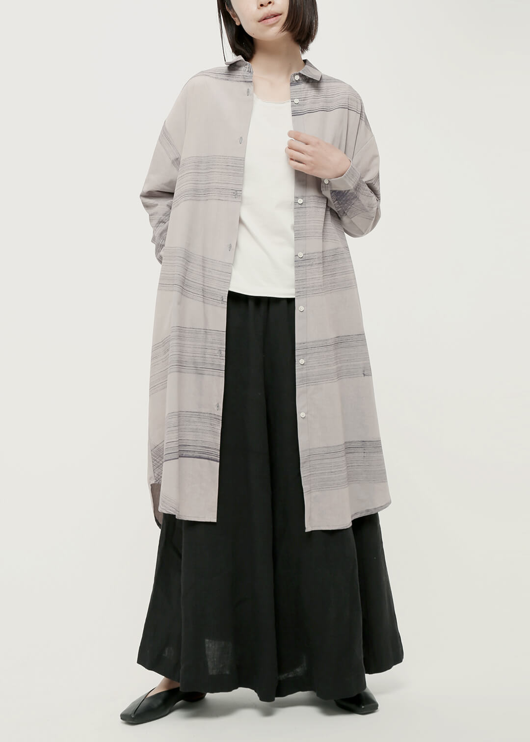 Hand Paint (Yuragi) Shirt One-piece