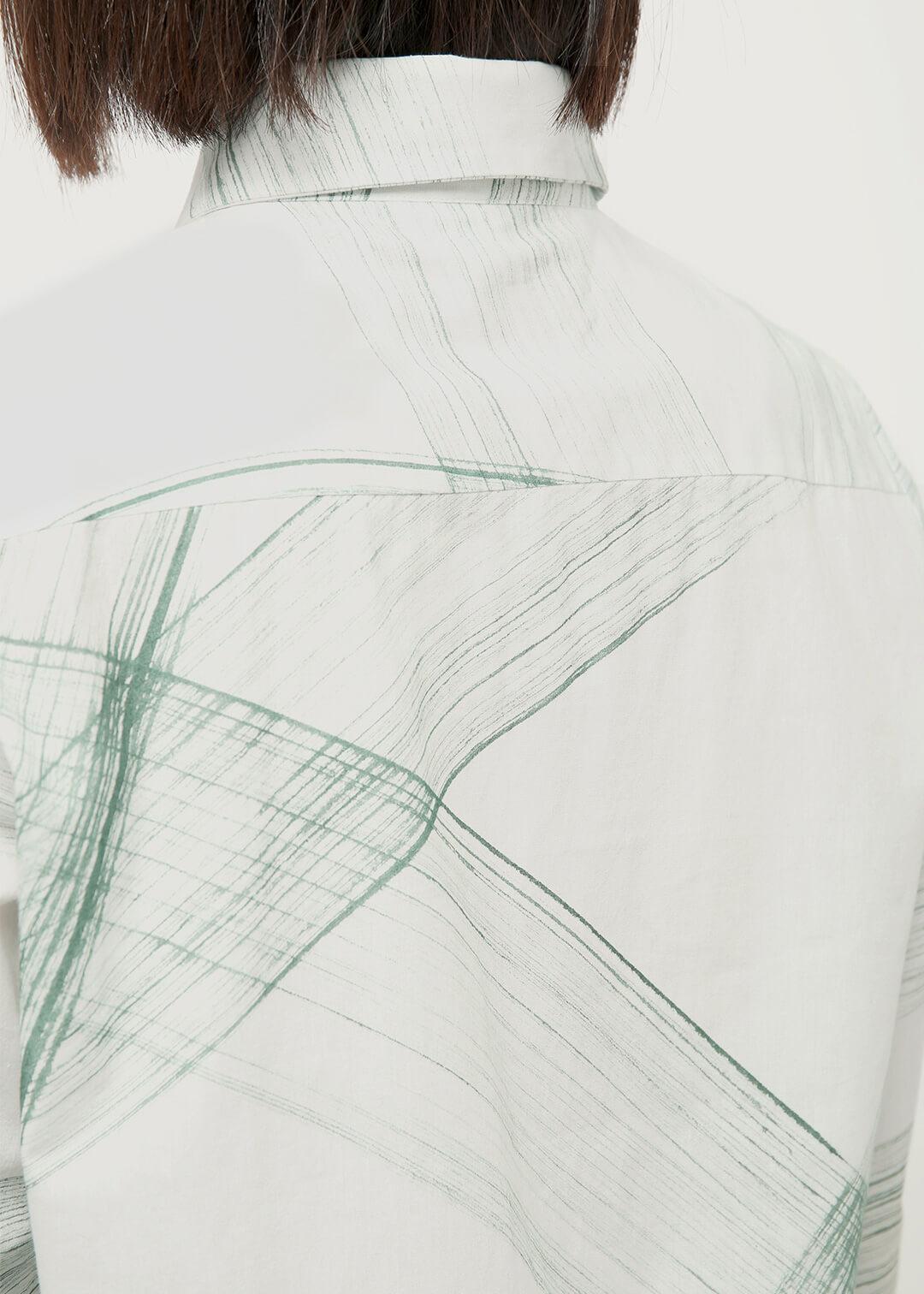 Hand paint (Yuragi) Slim Shirt