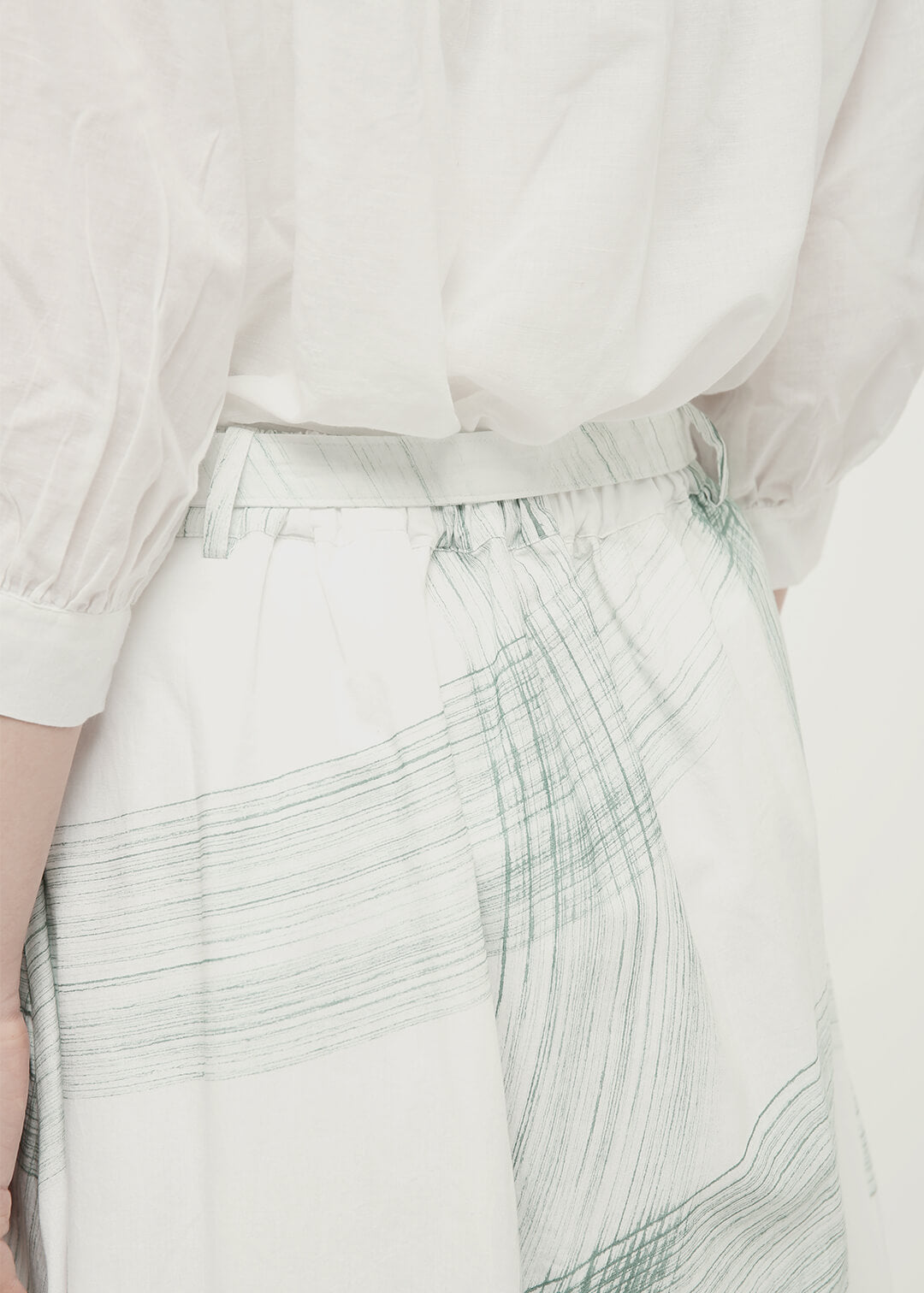 Hand paint (Yuragi) Flare Skirt