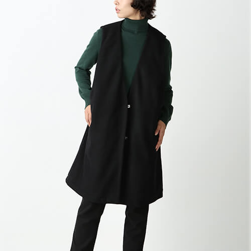 Matou Kapok Long Gilet Wool Felt – マザーハウス 公式サイト