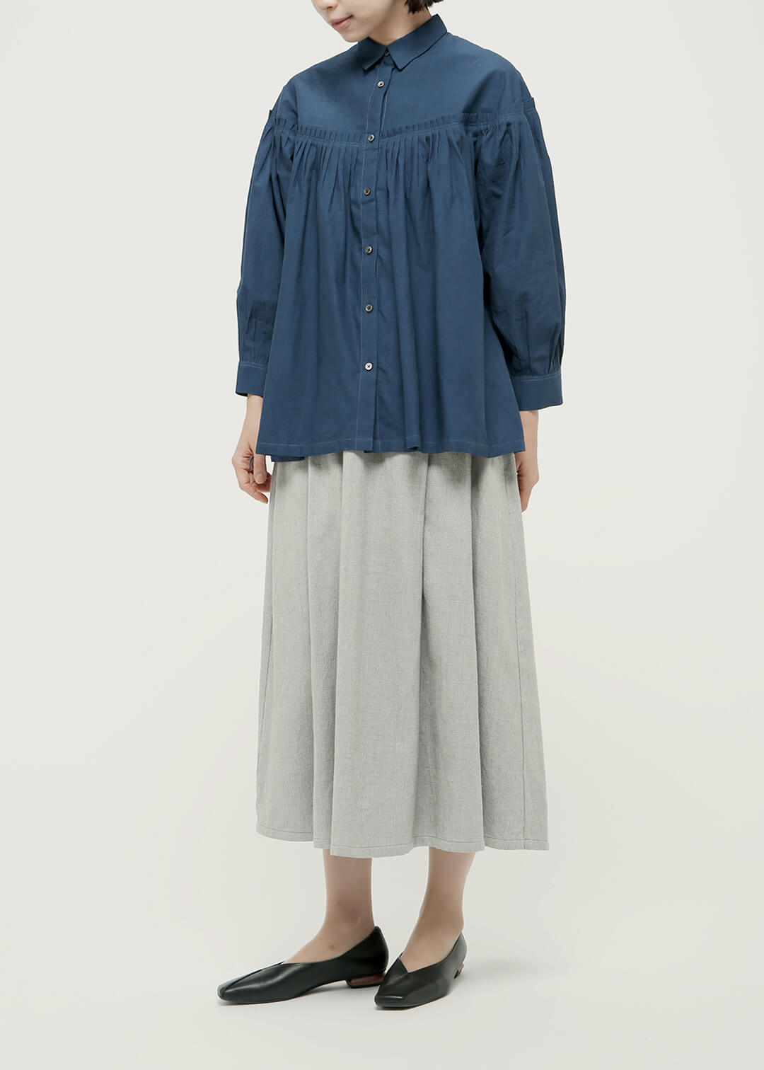 150dt Khadi Unique Tuck Blouse