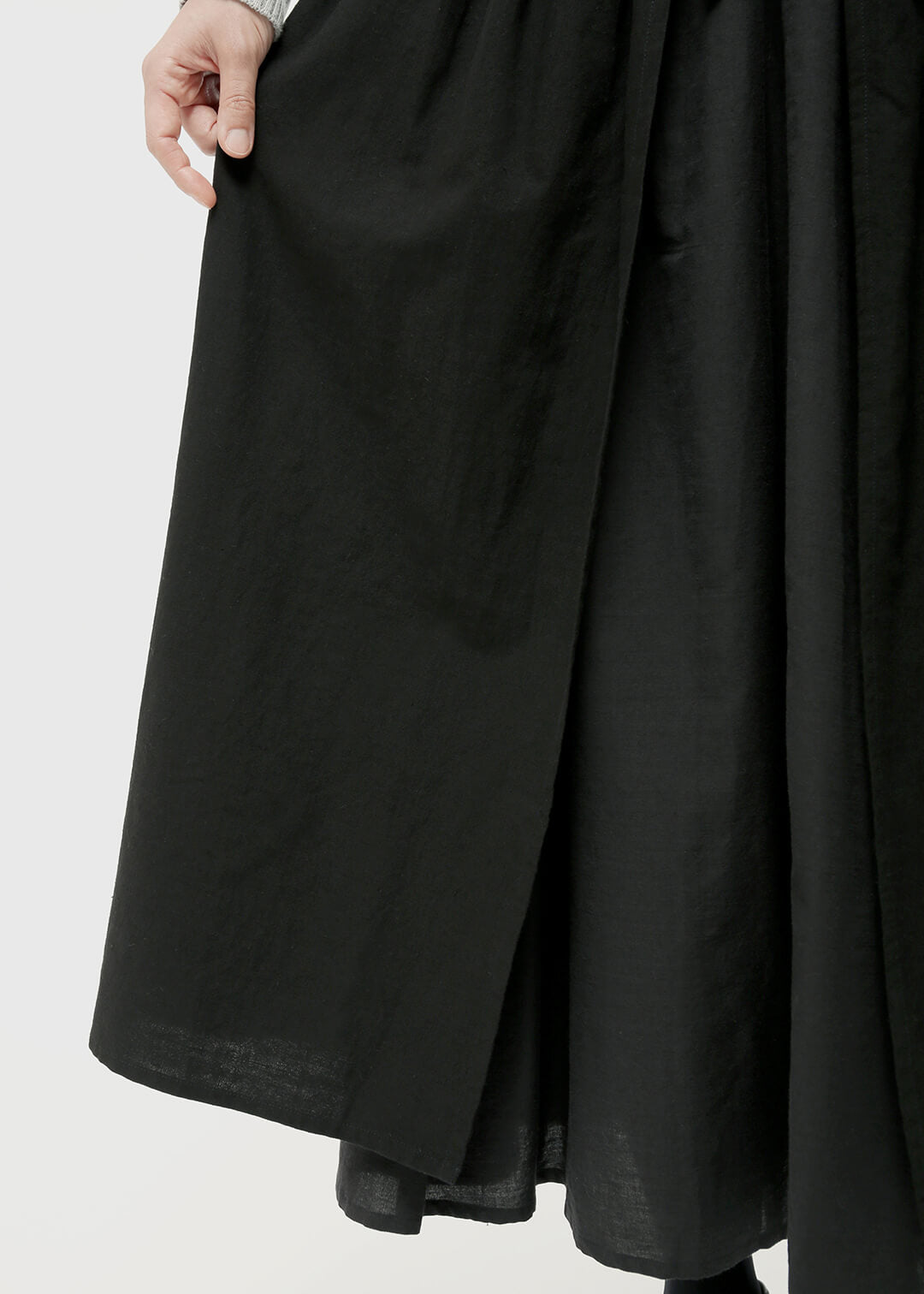 56dt Khadi Layered Gather Skirt