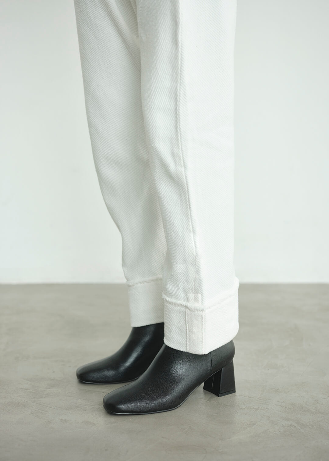 Yuragi Relax Pants 15dt twill Khadi