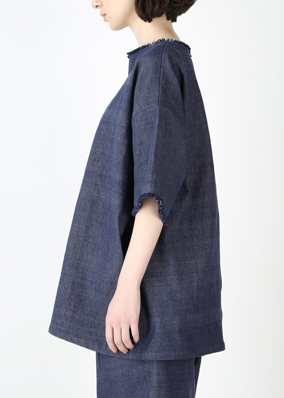 Rinne Zip-up Tops Recycled Denim