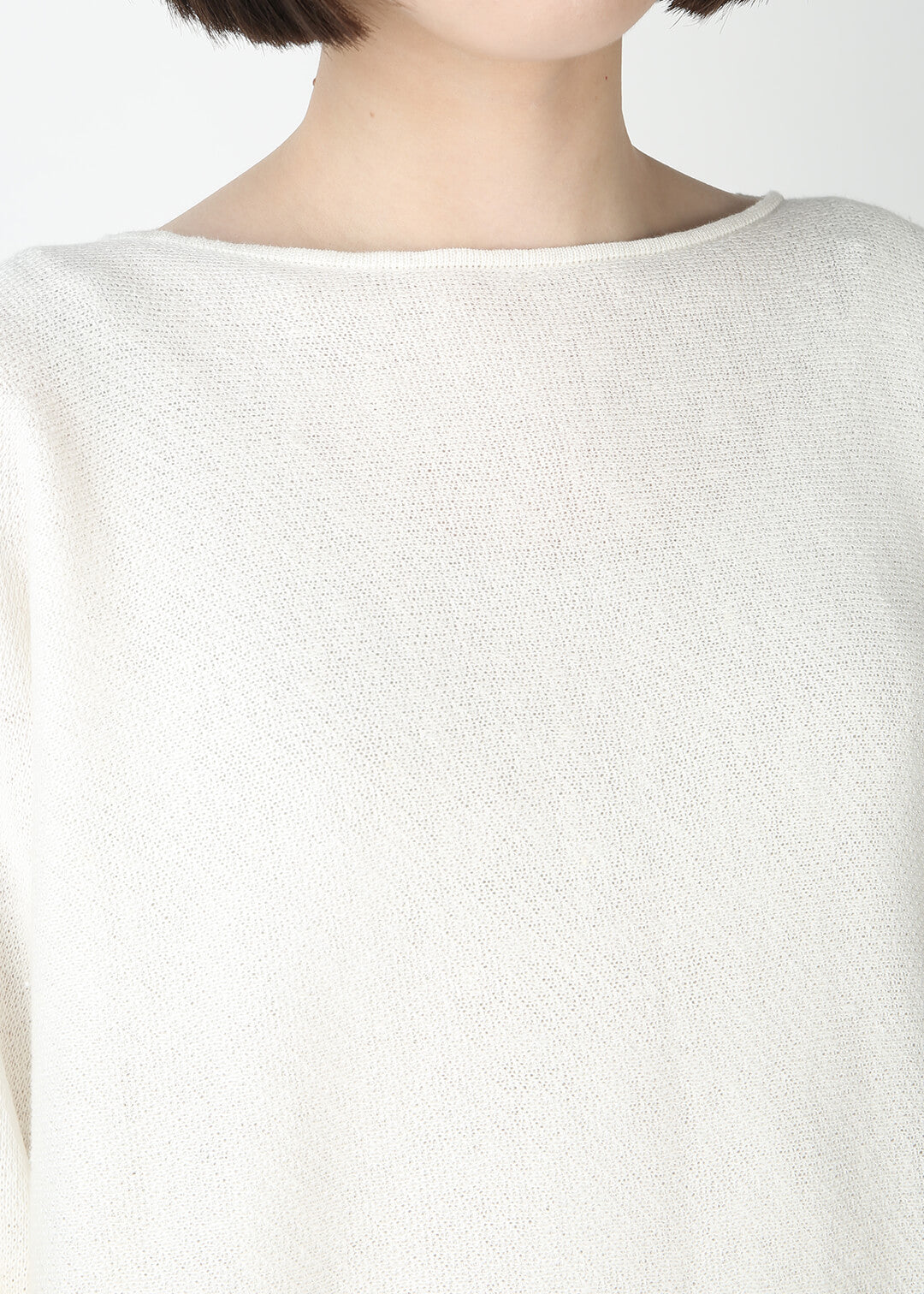 Kirie Jacquard Sweater 12gg Linen