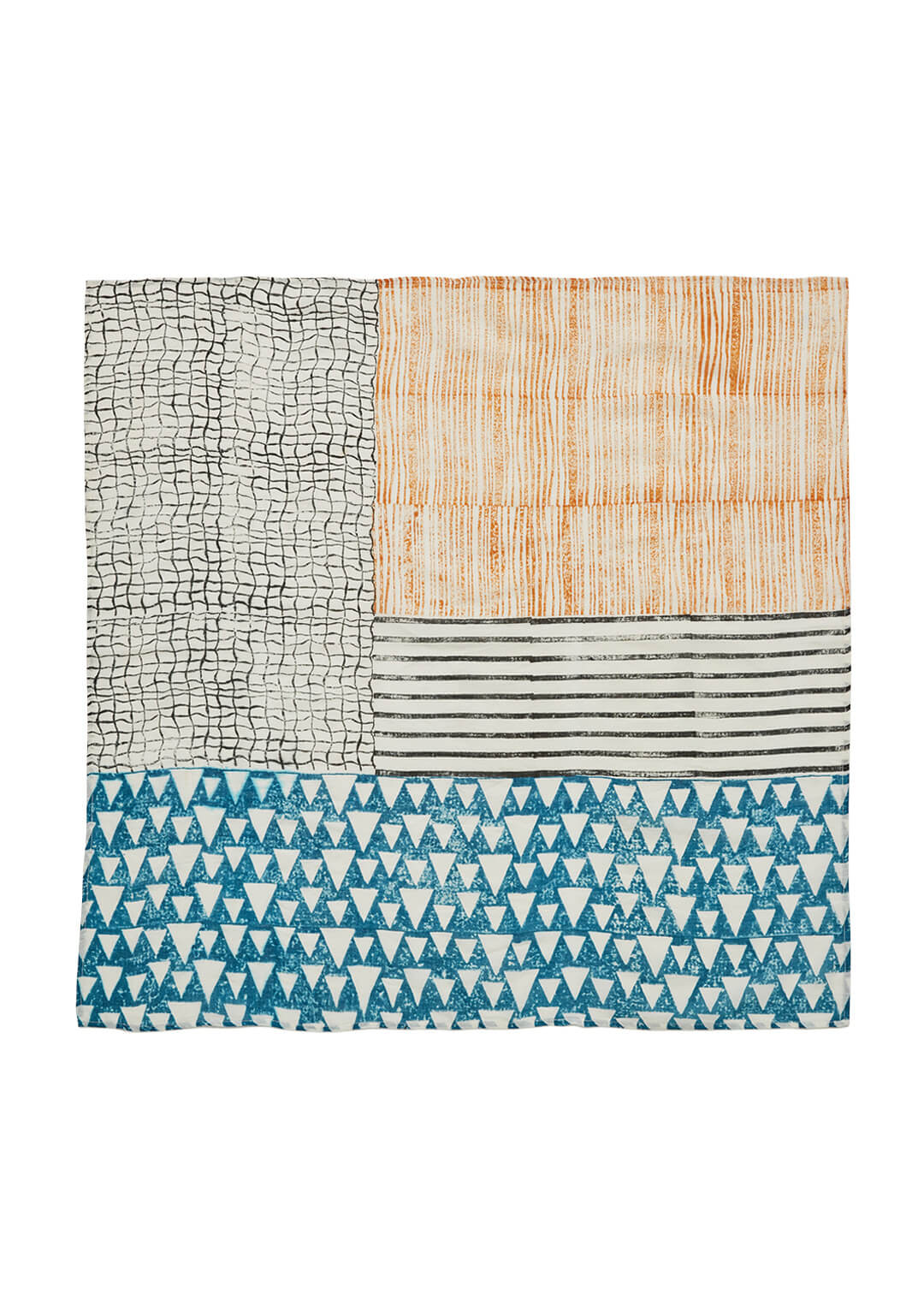 Block Print Scarf -geometry-