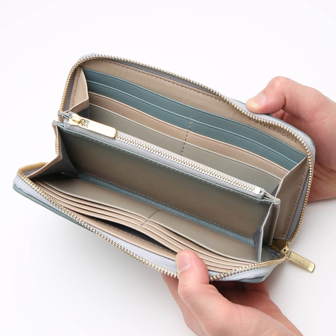 Irodori Mesh Round Long Wallet