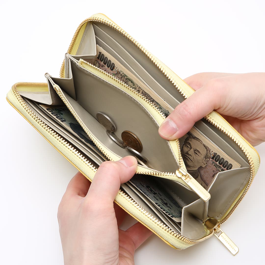 Iro-kasane Round Long Wallet