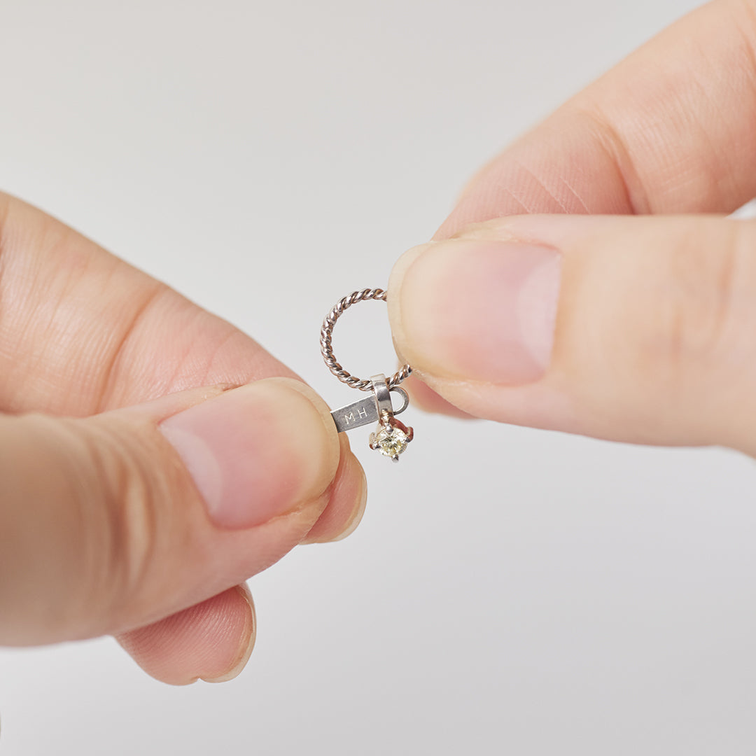 羽路 (Silver) ネックレス