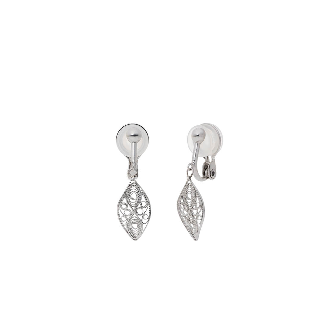 クリップ式イヤリングパーツ(シルバー)