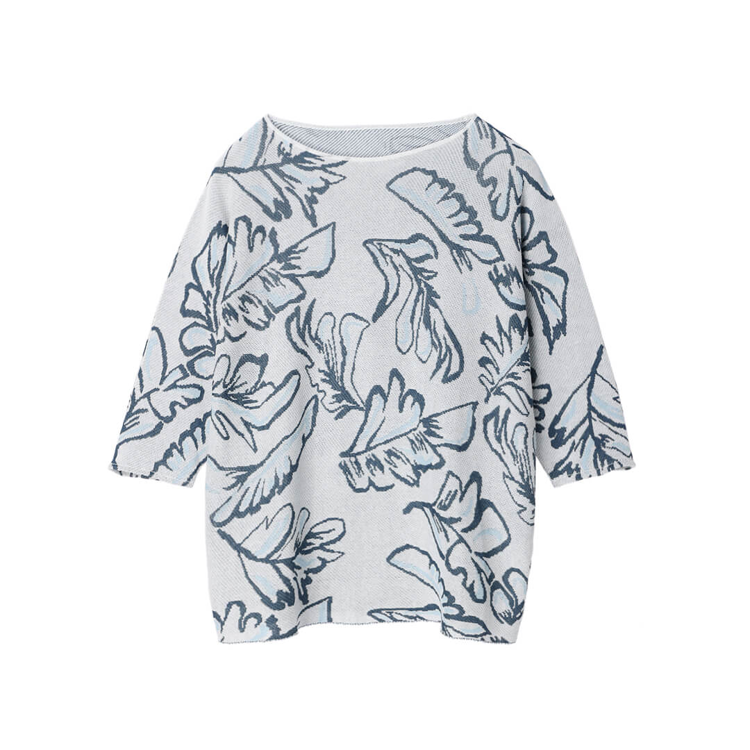 Mai Jacquard Sweater 14gg Cotton