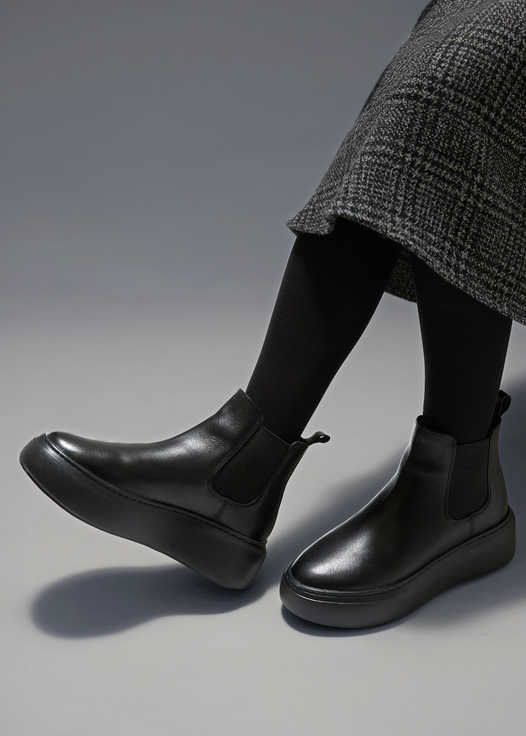 THE WALKER BOOTS (SIDE GORE) No.002 PLATFORM