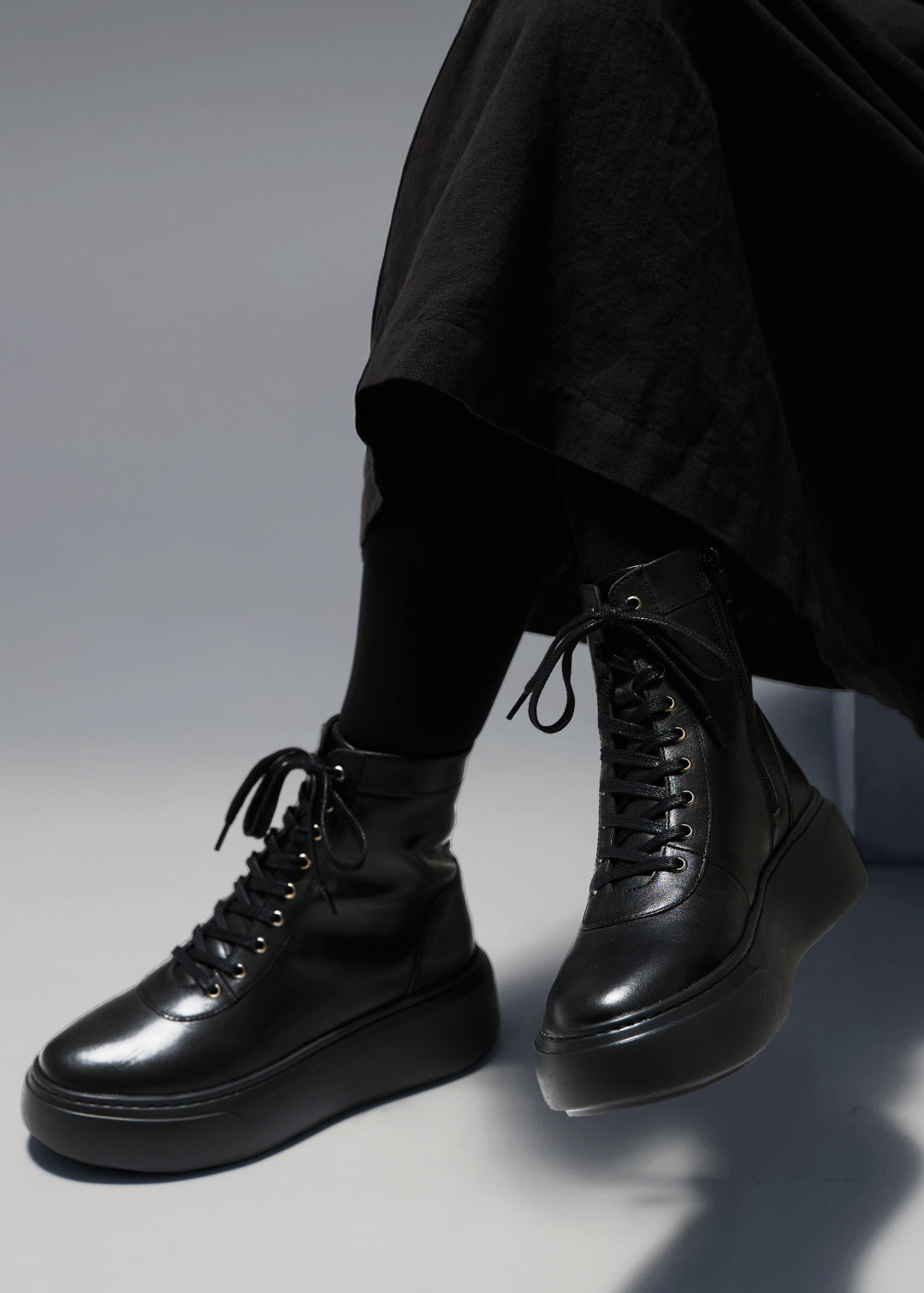 THE WALKER BOOTS (LACE UP) No.001 PLATFORM