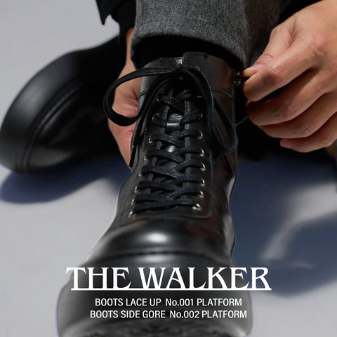 ブランド初、レザーブーツ予約受付中