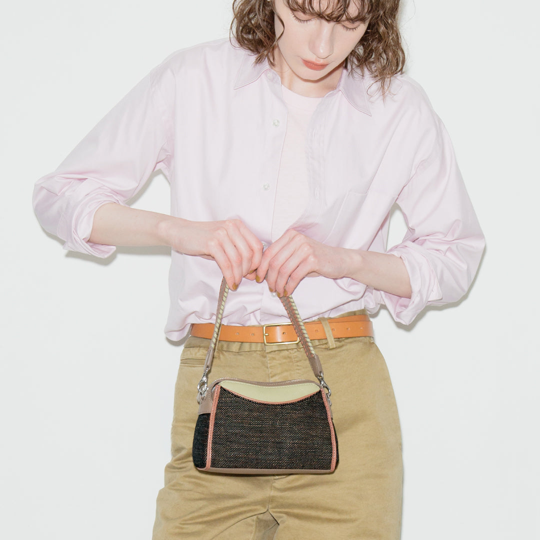 MOTHERHOUSE ベージュレザーバック　ショルダー付 Jutee Multi-color Shoulder S – マザーハウス 公式サイト