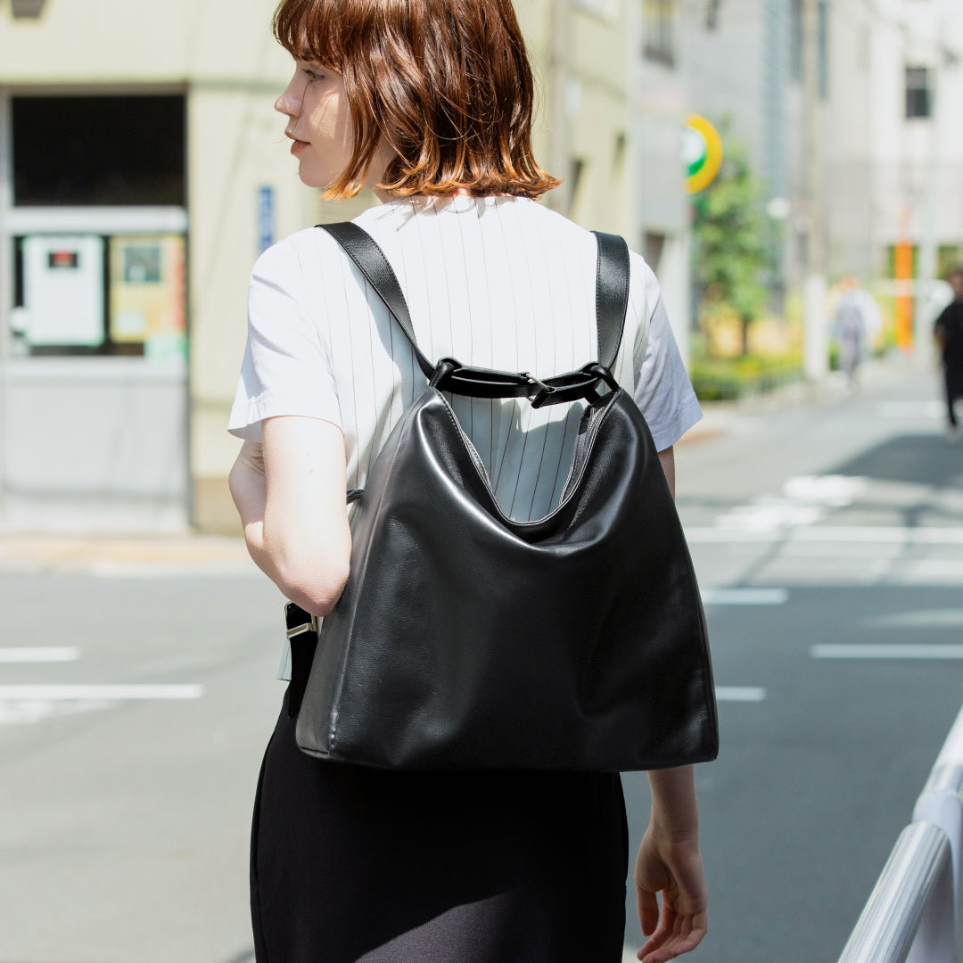 Yozora 2 Way Bag L (Nappa Milling) – マザーハウス 公式サイト