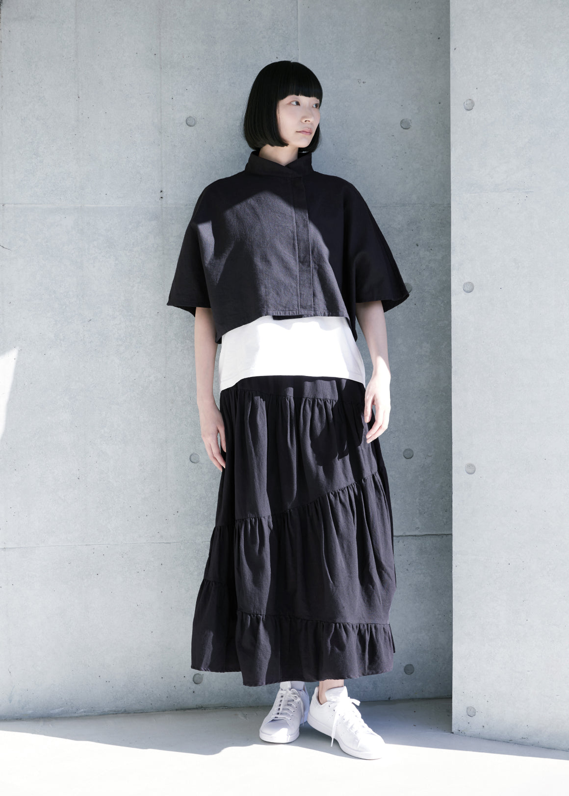 Yui Random Tiered Skirt 150tw Khadi