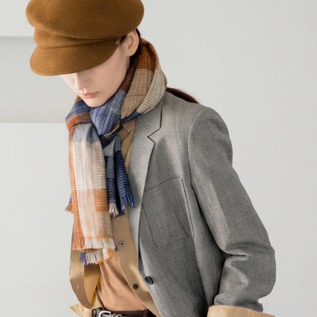 Ikat Block Check Wool Stole – マザーハウス 公式サイト