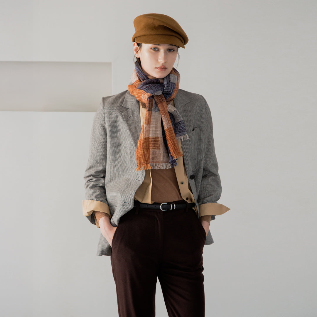 Ikat Block Check Wool Stole – マザーハウス 公式サイト