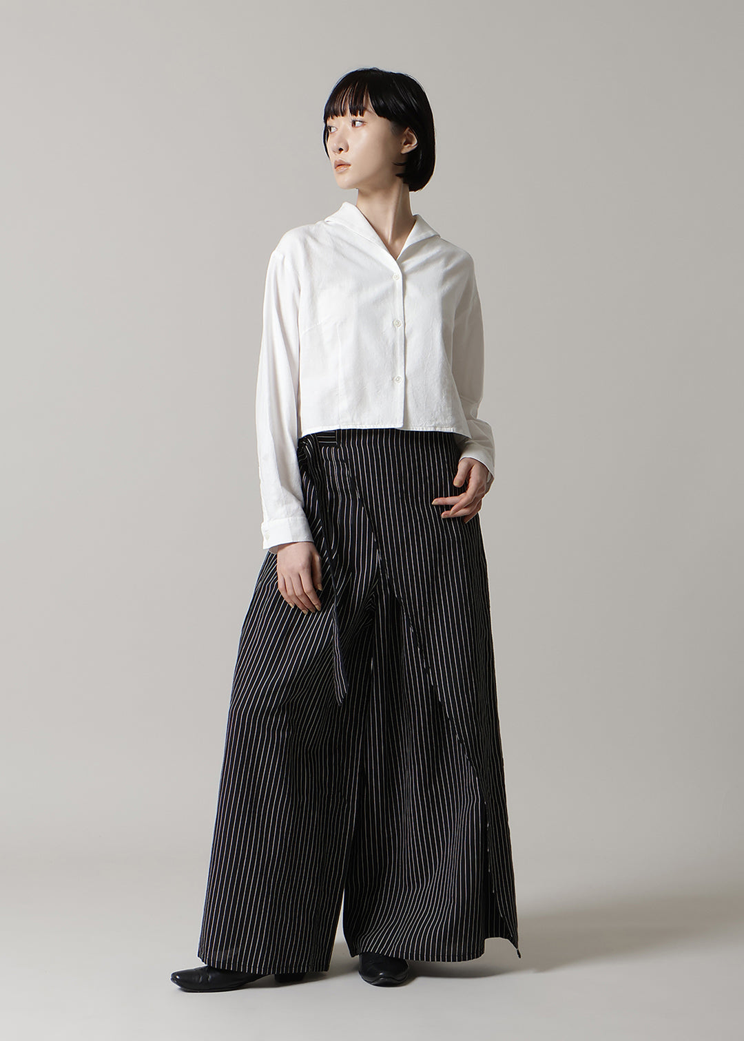 Sculpted Wrap Pants L/C stripe