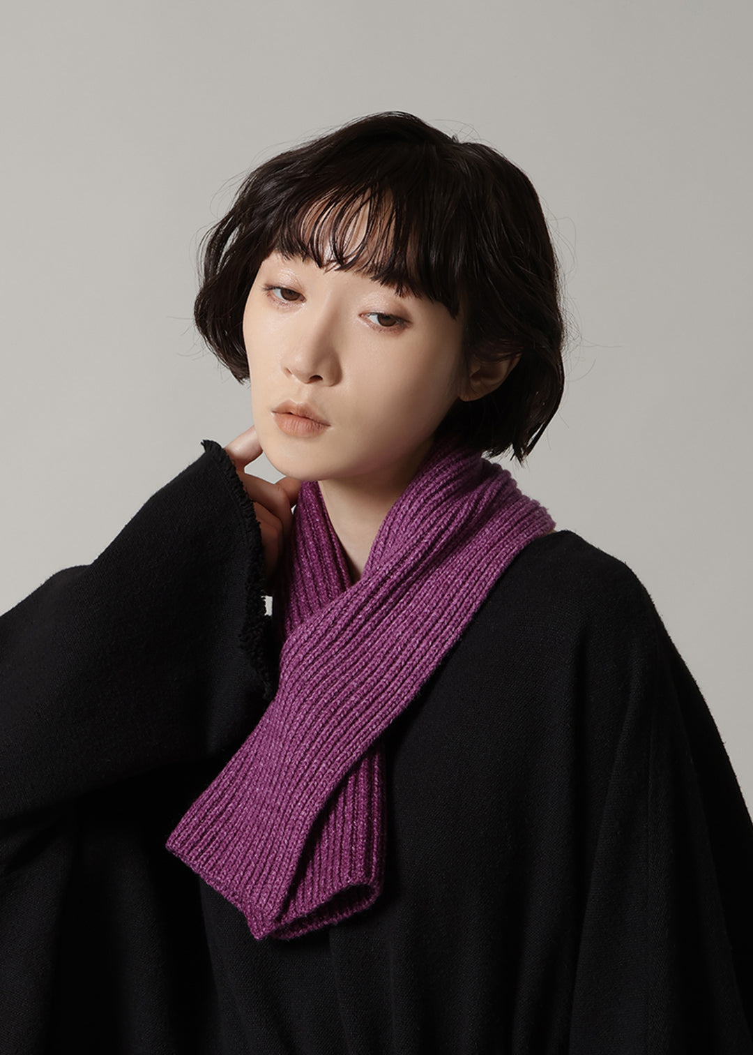 Wool Cashmere Gradation Tippet