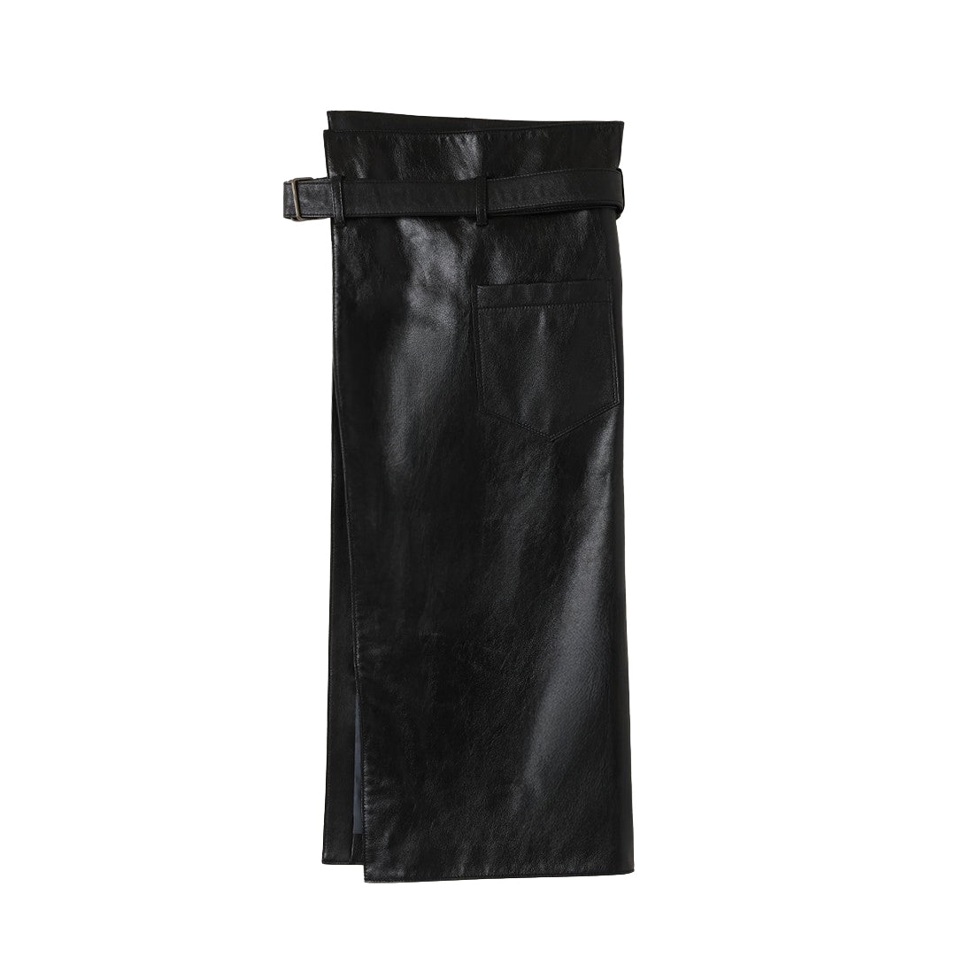 Obi Layered Leather Apron