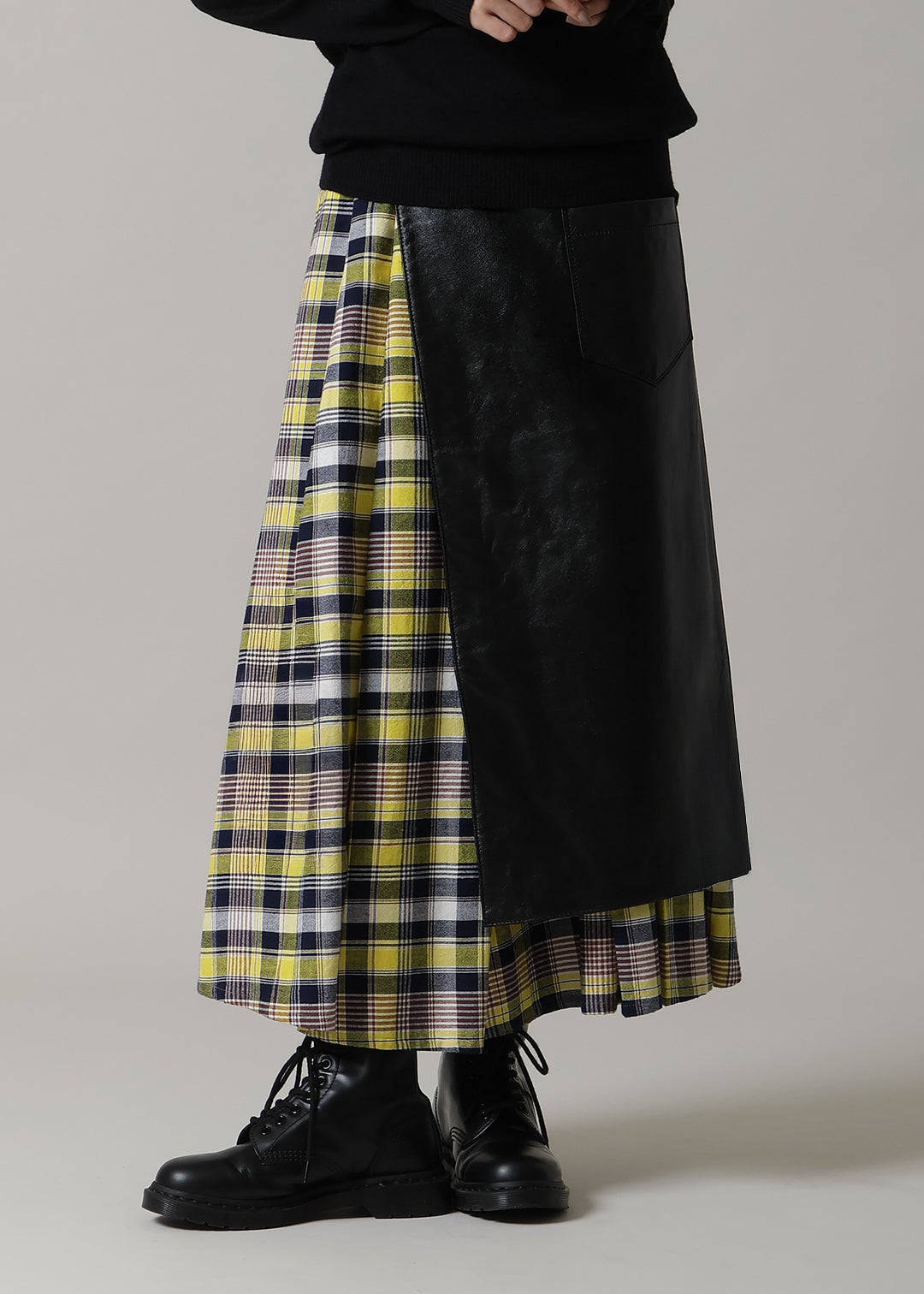 Obi Layered Leather Apron