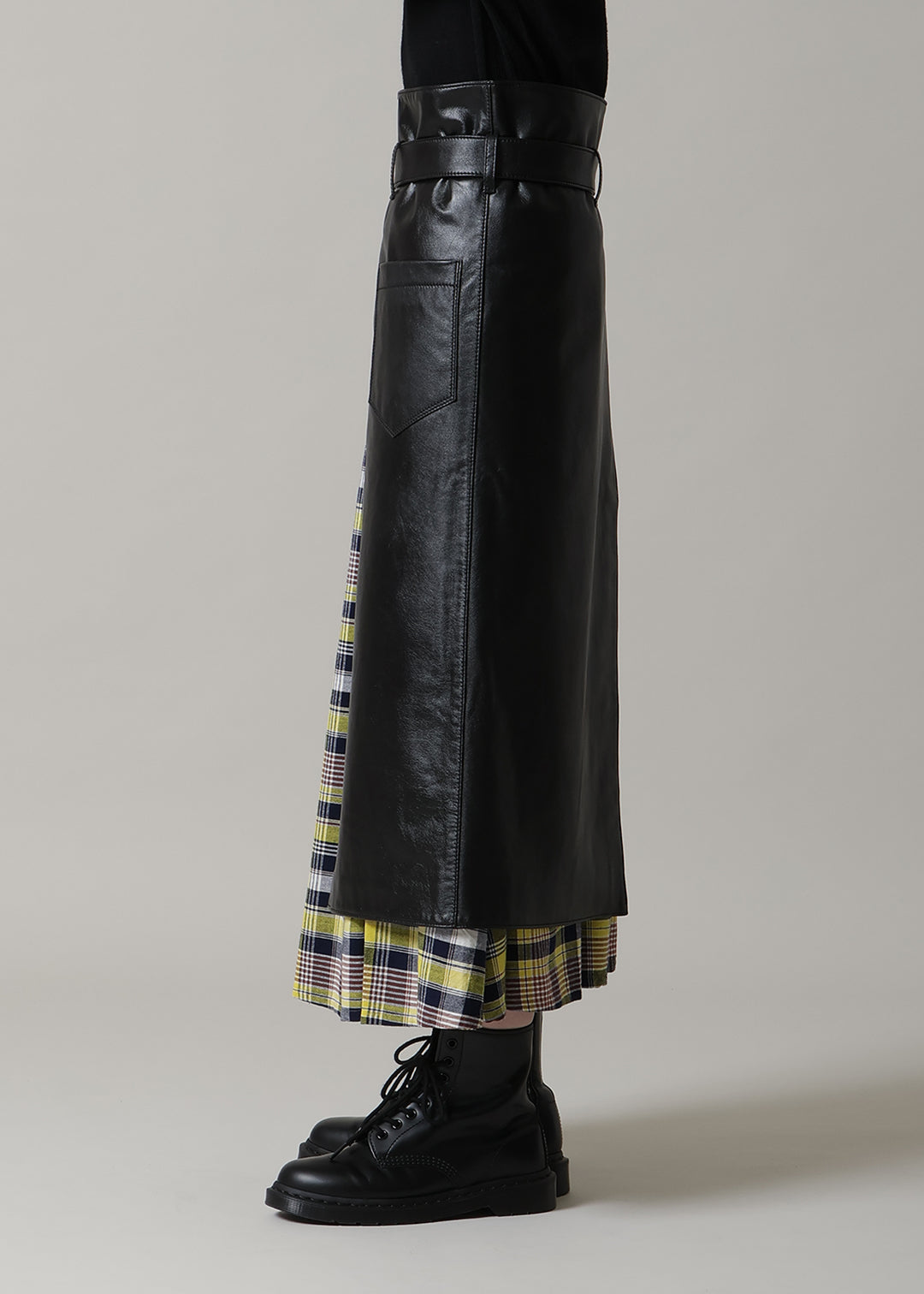 Obi Layered Leather Apron