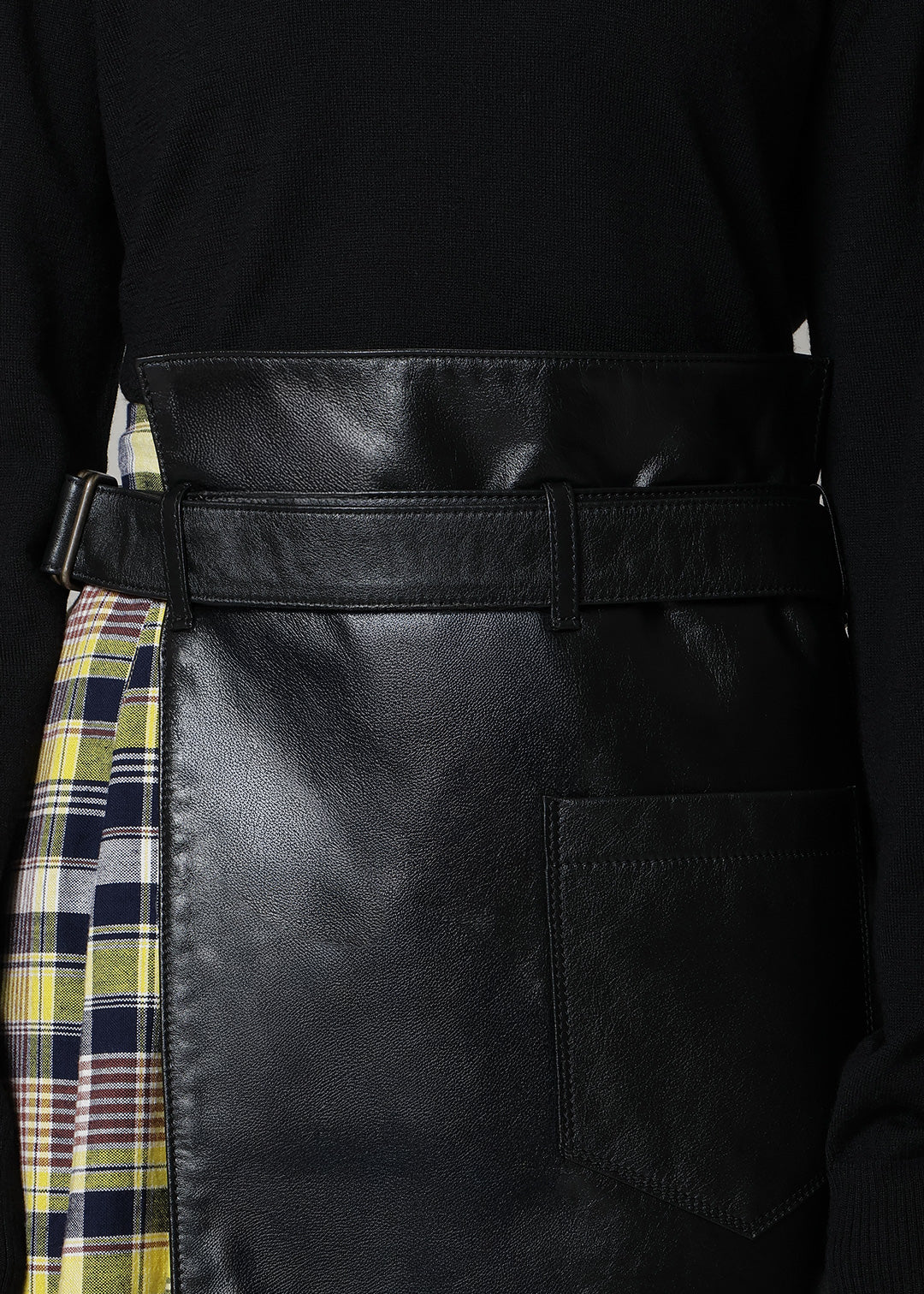 Obi Layered Leather Apron