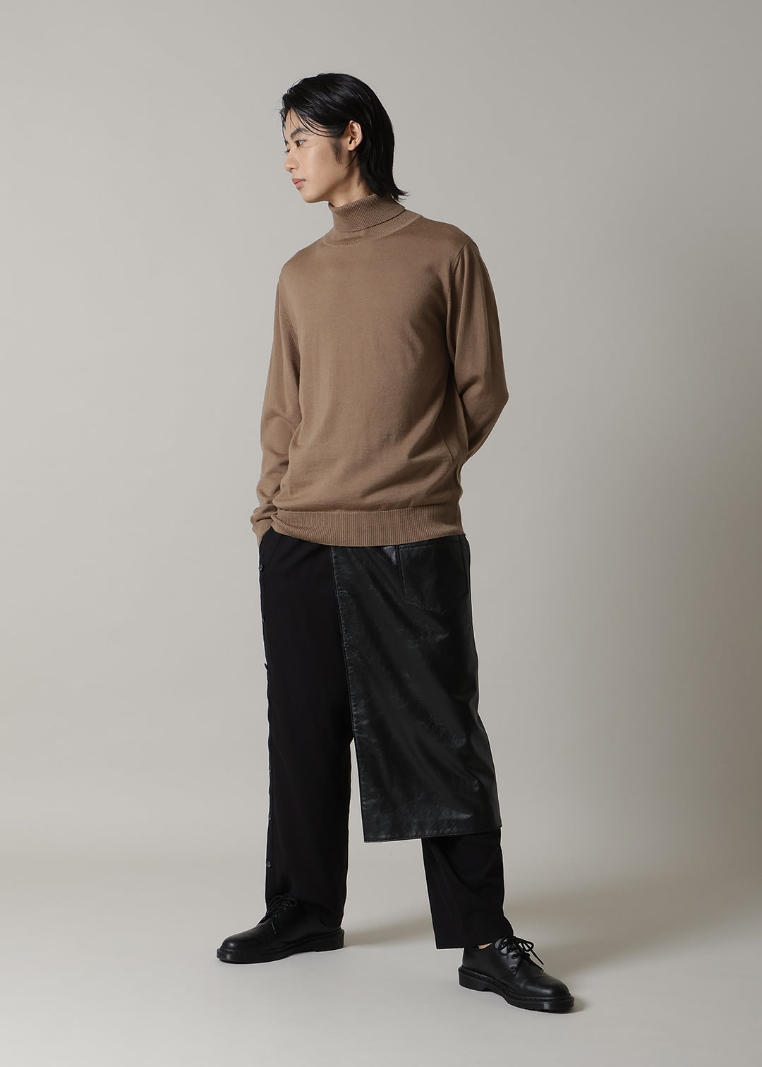 Obi Layered Leather Apron