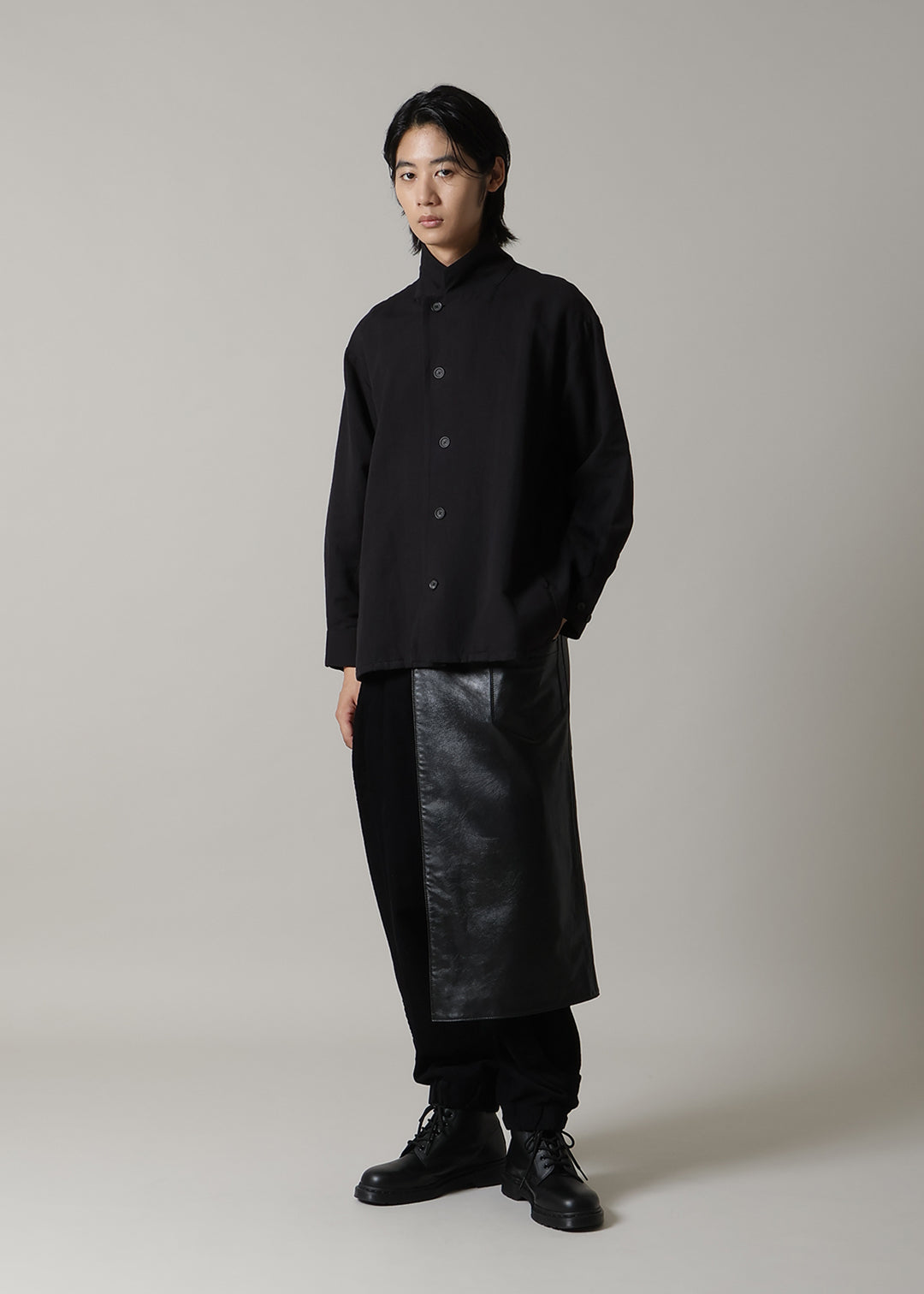 Obi Layered Leather Apron