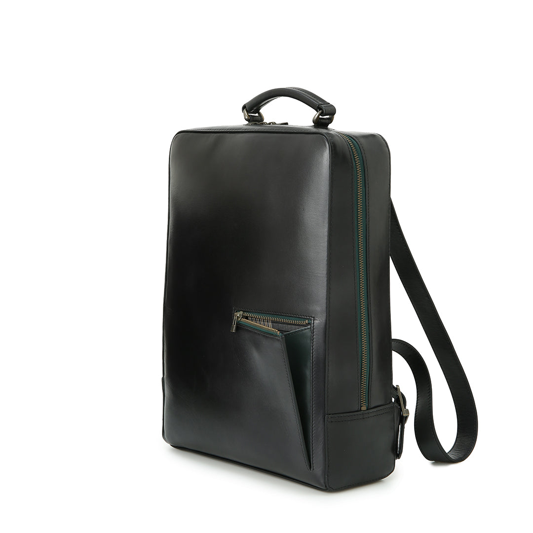 Antique Square Backpack Line Accent