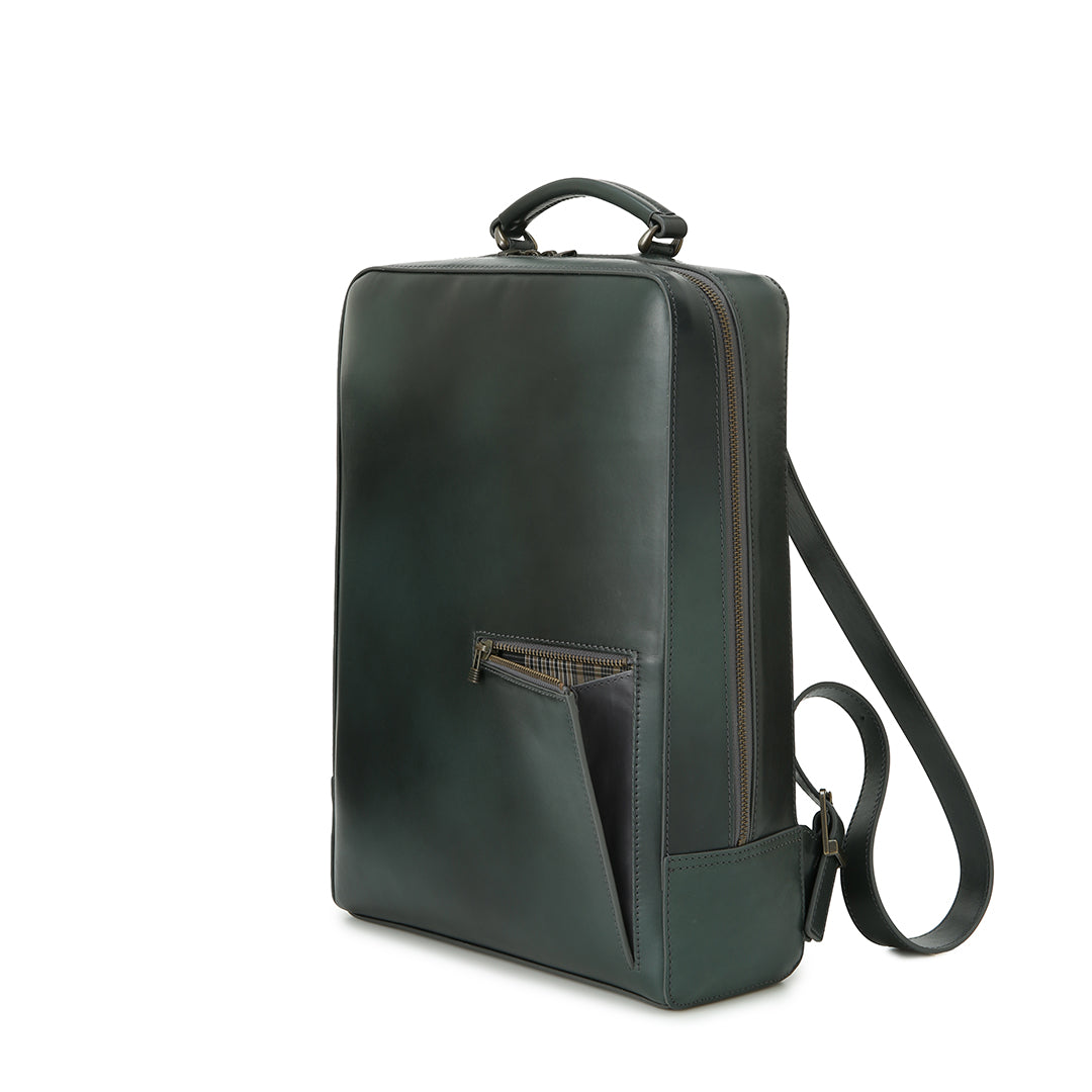 Antique Square Backpack Line Accent