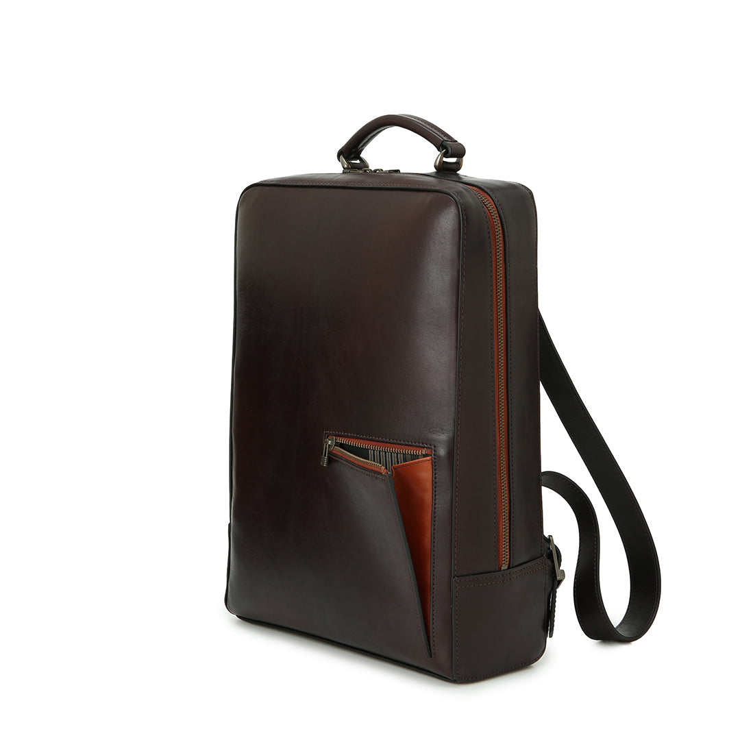 Antique Square Backpack Line Accent